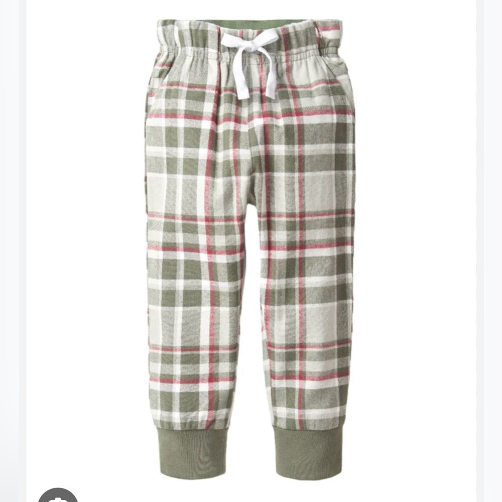 Little Bipsy Plaid Lounge Jogger 12-18 month